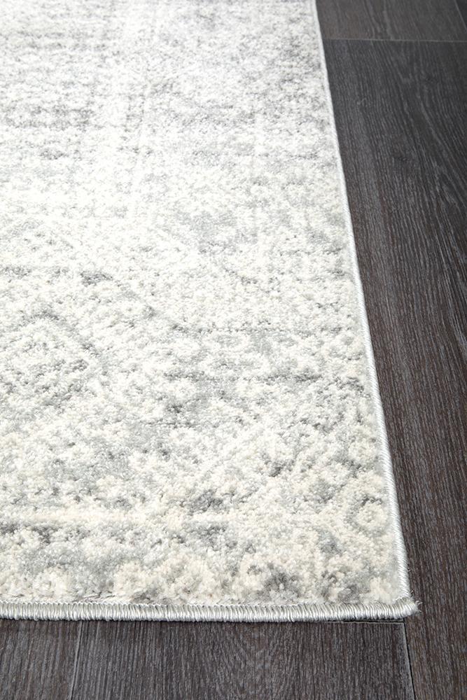 Zelda Silver Grey Runner Rug - Floorsome - Modern - MIR - 351 - SIL - 300X80 - Modern
