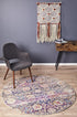 Zolan Transitional Multi Round Rug - Floorsome - Modern - MIR - 360 - MUL - 150X150 - Modern