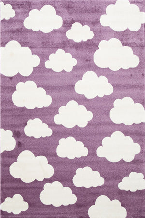 Piccolo  Pink and White Cloud Kids Rug