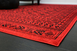 Tribe Traditional Khal Red Afghan Rug