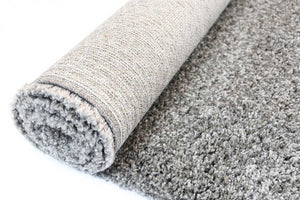 Arctic Plush Dark Grey Shaggy Rug - Floorsome