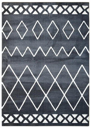 Chiapas Berber Grey White Rug 63207-690