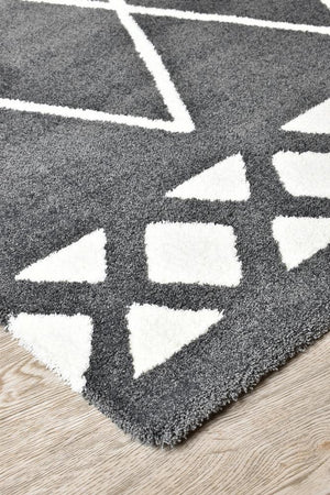 Chiapas Berber Grey White Rug 63207-690