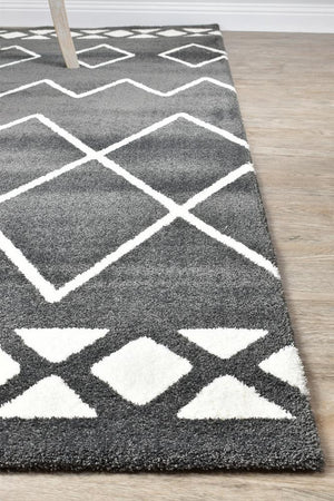 Chiapas Berber Grey White Rug 63207-690