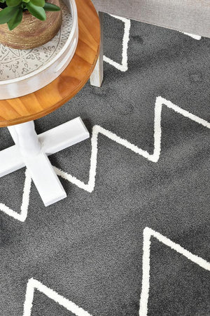 Chiapas Berber Grey White Rug 63207-690