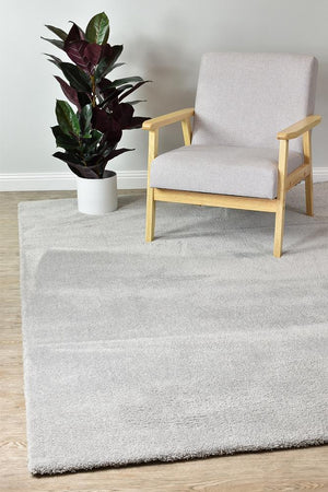 Touch Super Soft Silver Rug 71301-060