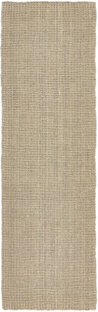 Chunky Natural Fiber Barker Platinum Runner Rug