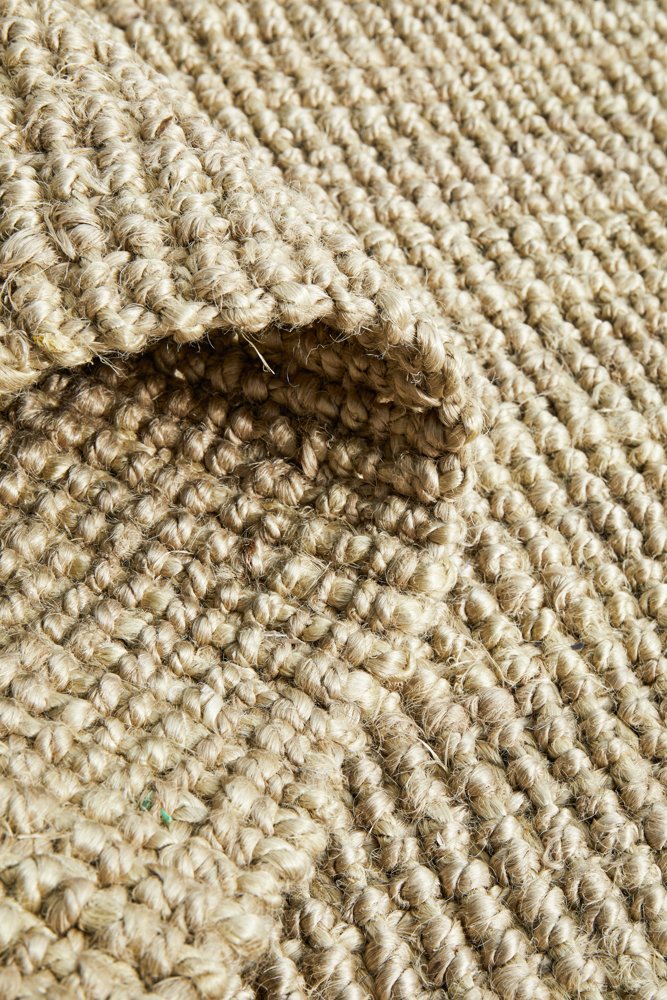 Chunky Natural Fiber Barker Platinum Runner Rug