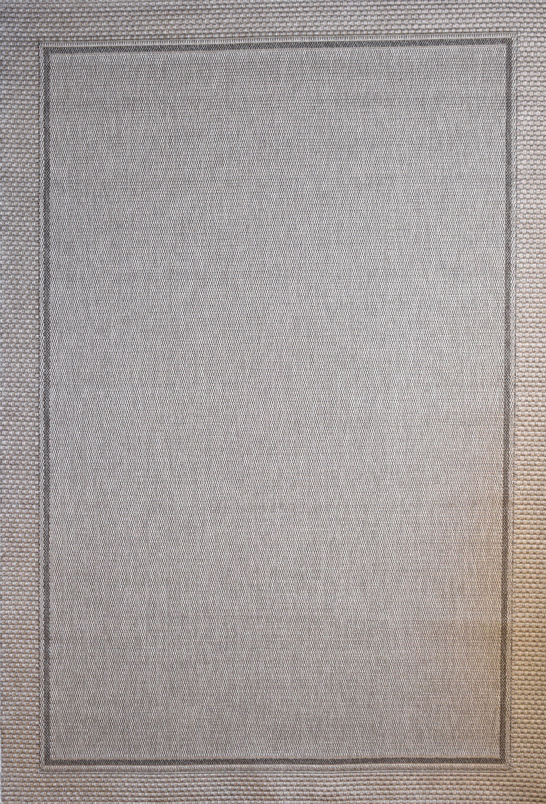Outdoor Living Border Silver Indoor Outdoor Rug