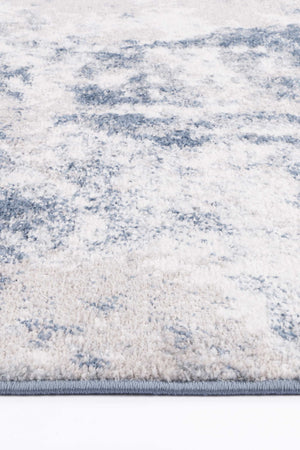 Ermina Modern Abstract Blue Rug