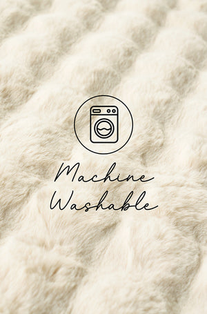 Bubble Natural - Machine Washable Rug