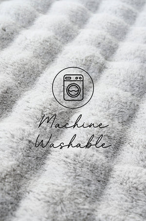 Bubble Silver - Machine Washable Rug