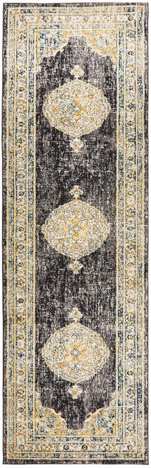 Century 955 Charcoal Runner Rug