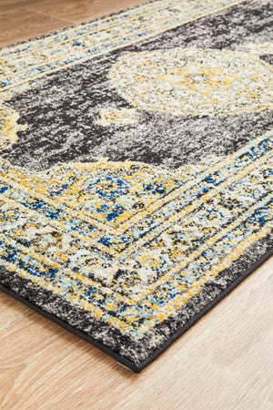 Century 955 Charcoal Runner Rug