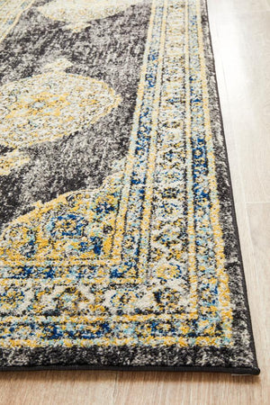 Century 955 Charcoal Runner Rug