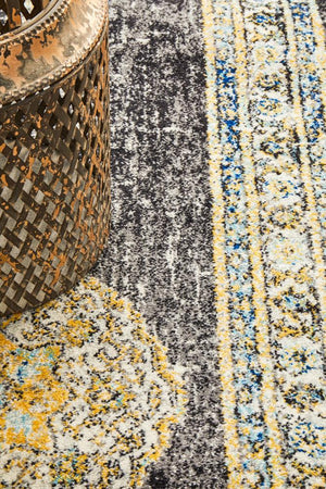 Century 955 Charcoal Runner Rug