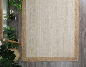 Hampton Light Pink Centre Jute Rug