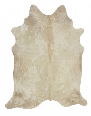 Exquisite Natural Cow Hide Champagne - Floorsome