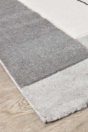 Aria Grey Red Rug