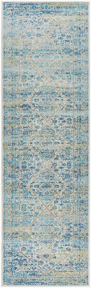 Duality Silver Transitional Runner Rug