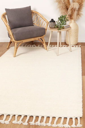 Leilani Modern Wool Cream Rug