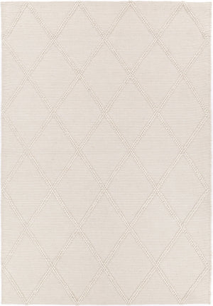 Leilani Diamond Braided Cream Rug