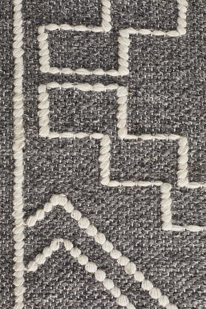 Hudson 802 Grey Wool Rug