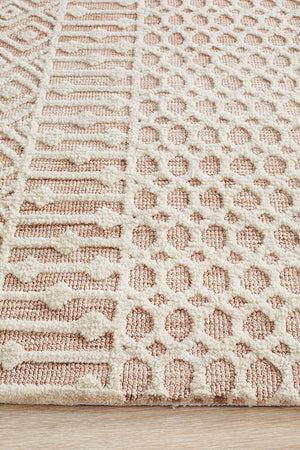 Levi Marlyn Peach Ivory Rug