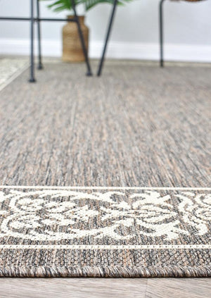 Pacific Beige Cream Indoor Outdoor Rug 2909-W71E