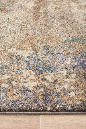 Danica Transitional Rug Blue Grey - Floorsome