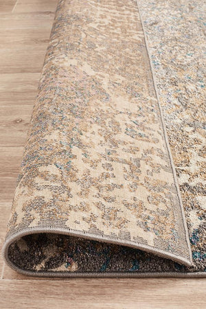 Danica Transitional Rug Blue Grey - Floorsome