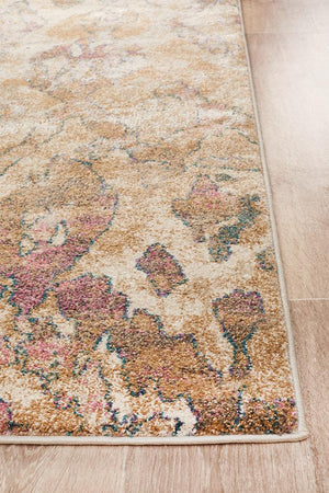 Kaitlin Soft Pink and Beige Rug