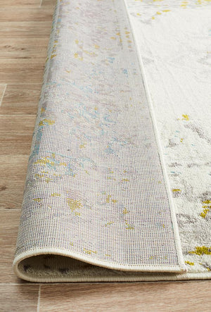 Metro 602 Transitional Rug White Green Blue