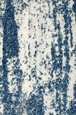 Casandra Dunescape Modern Blue Grey Rug - Floorsome