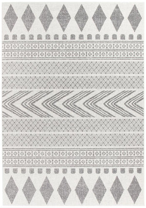 Adani  Modern Tribal Design Grey Rug - Floorsome