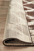 Moroccan Diamond Design Rug Chocolate