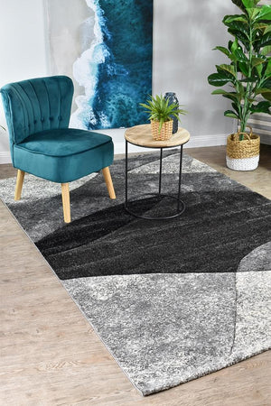 Marvel 298 Dark Grey Light Grey Rug
