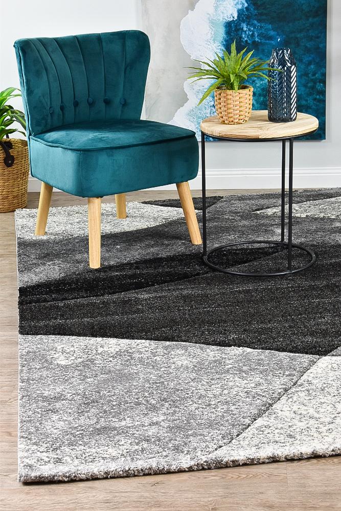 Marvel 298 Dark Grey Light Grey Rug