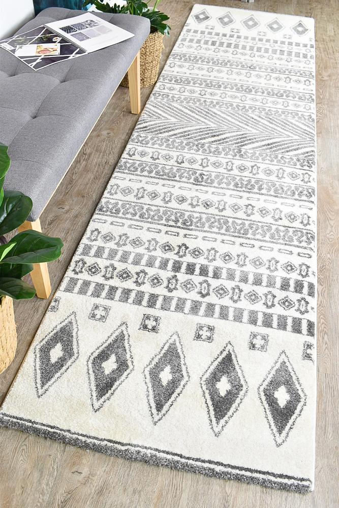 Vision 343 Cream Light Grey Runner
