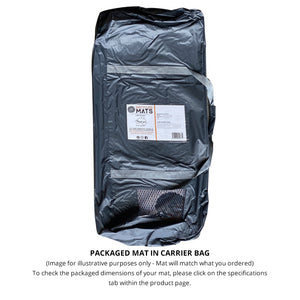 WILDERNESS Recycled Plastic Mat, Midnight Blue & Cool Grey 6x2.4m
