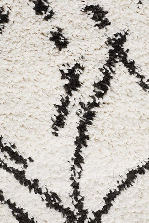 Saffron 55 White Runner Rug
