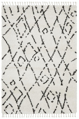 Saffron 55 White Rug