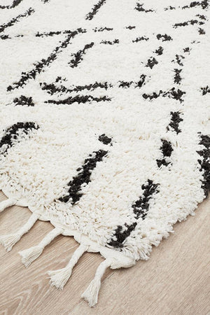 Saffron 55 White Rug