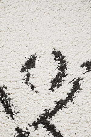 Saffron 55 White Rug