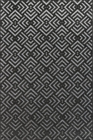 Samba Ash Grey Peaks Indoor Outdoor Rug