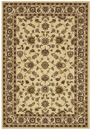 Classic Rug Ivory with Ivory Border - Floorsome