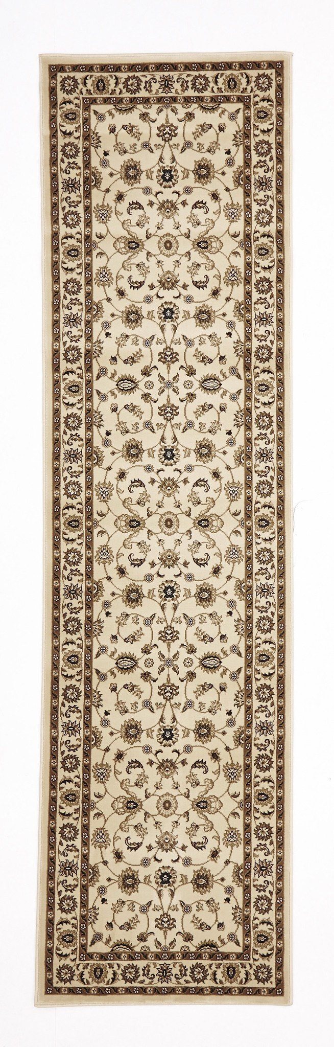 Classic Runner Rug Ivory with Ivory Border