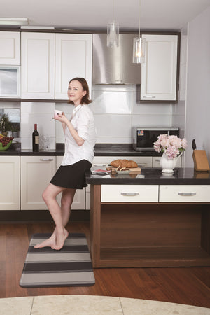 Kitchen Mat - Stripe Deep Cavern