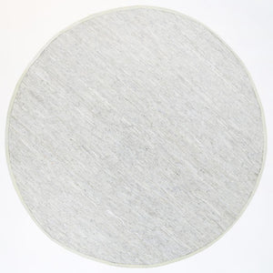 Metro White Modern Leather Rug
