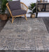 Alayah Anthacite Flower Rug - Floorsome - Rug - AMRI160NEWBANTH - Rug